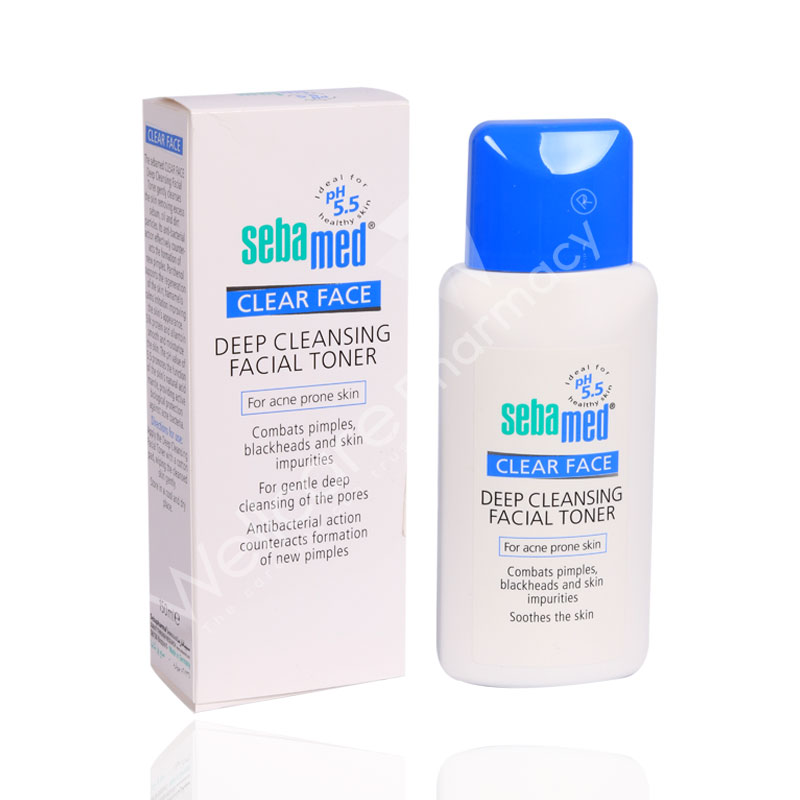 Seba Med Clear Face Facial Toner 150Ml | Wellcare Pharmacy Qatar Buy Beauty, Hair & Skin Care products and more | WellcareOnline.com