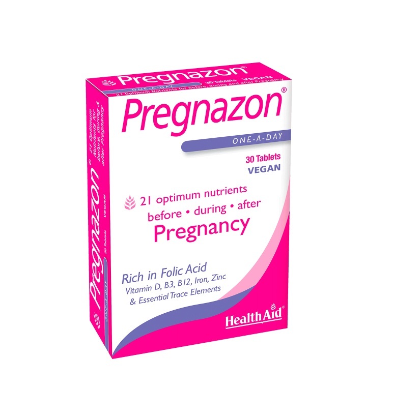 Buy Health Aid Pregnazon Tablets 1 A Day 30'S in Qatar Orders delivered ...