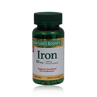 Buy Nature's Bounty Iron 65Mg Tablets 100'S in Qatar Orders delivered ...