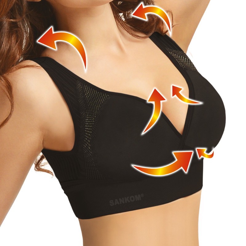 Buy Sankom Functional Patent Bra Aloe Vera Posture Small And Medium in  Qatar Orders delivered quickly - Wellcare Pharmacy