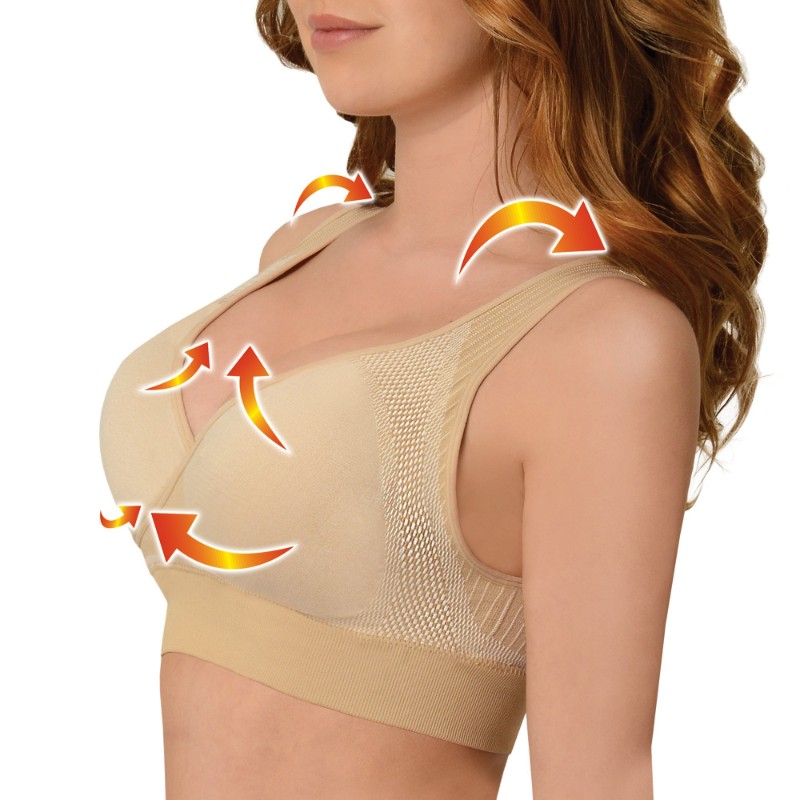 Buy Sankom Functional Patent Bra Cooling Effect Posture Small And Medium in  Qatar Orders delivered quickly - Wellcare Pharmacy