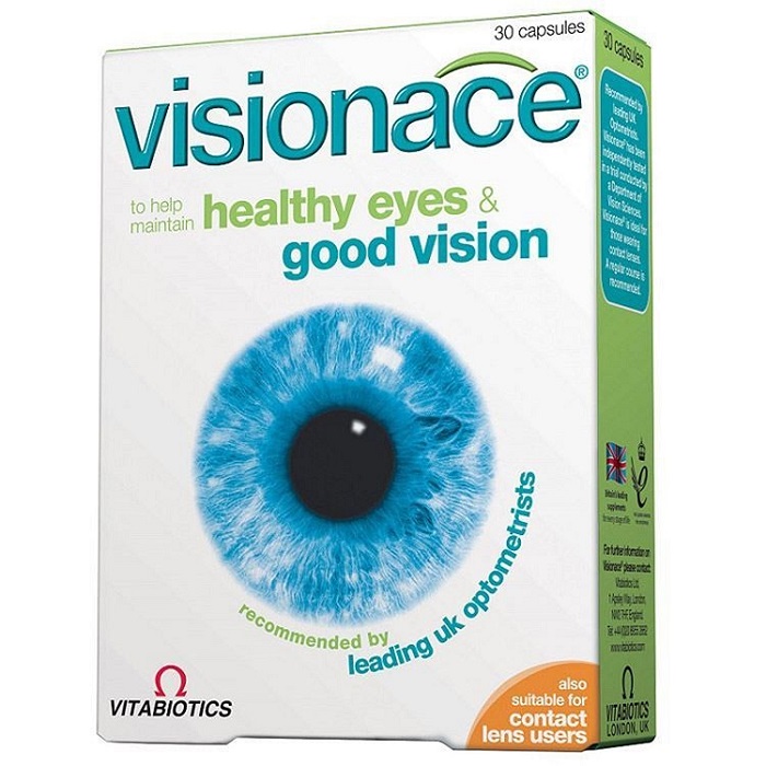 Vitabiotics Visionace Capsules 30 S Wellcare Online Pharmacy Qatar Buy Medicines Beauty Hair Skin Care Products And More Wellcareonline Com