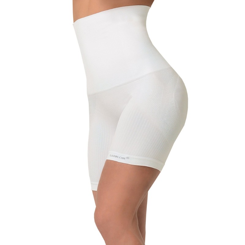 Buy Sankom Pearl Fibers Luxury Short Women Shaper L And Xl White in Qatar  Orders delivered quickly - Wellcare Pharmacy