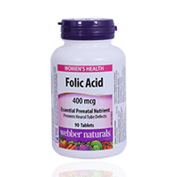 Buy Webber Naturals Folic Acid 400 Mcg Tablet 90'S in Qatar Orders ...