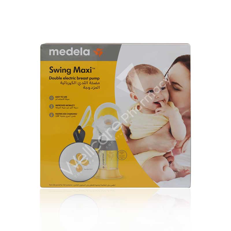  Medela, Swing, Single Electric Breast Pump, Compact and  Lightweight Motor, 2-Phase Expression Technology, Convenient AC Adaptor or  Battery Power, Single Pumping Kit, Easy to Use Vacuum Control : Breast  Feeding
