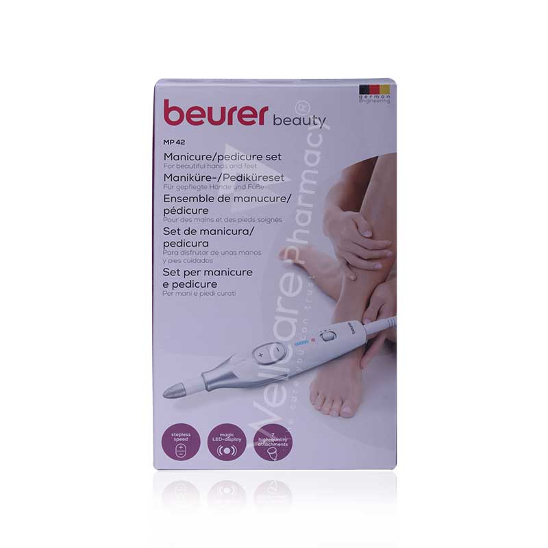 Beurer delivered Manicre Orders Qatar in - quickly Pedicure Set Pharmacy Buy Wellcare Mp42